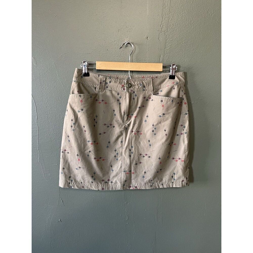 Eddie Bauer Womens Green Outdoor Hiking Skirt Size Size 4